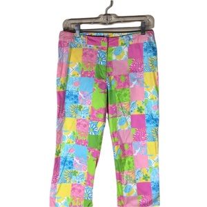 Vintage Lilly Pultizer Women Cropped Pants Size 6